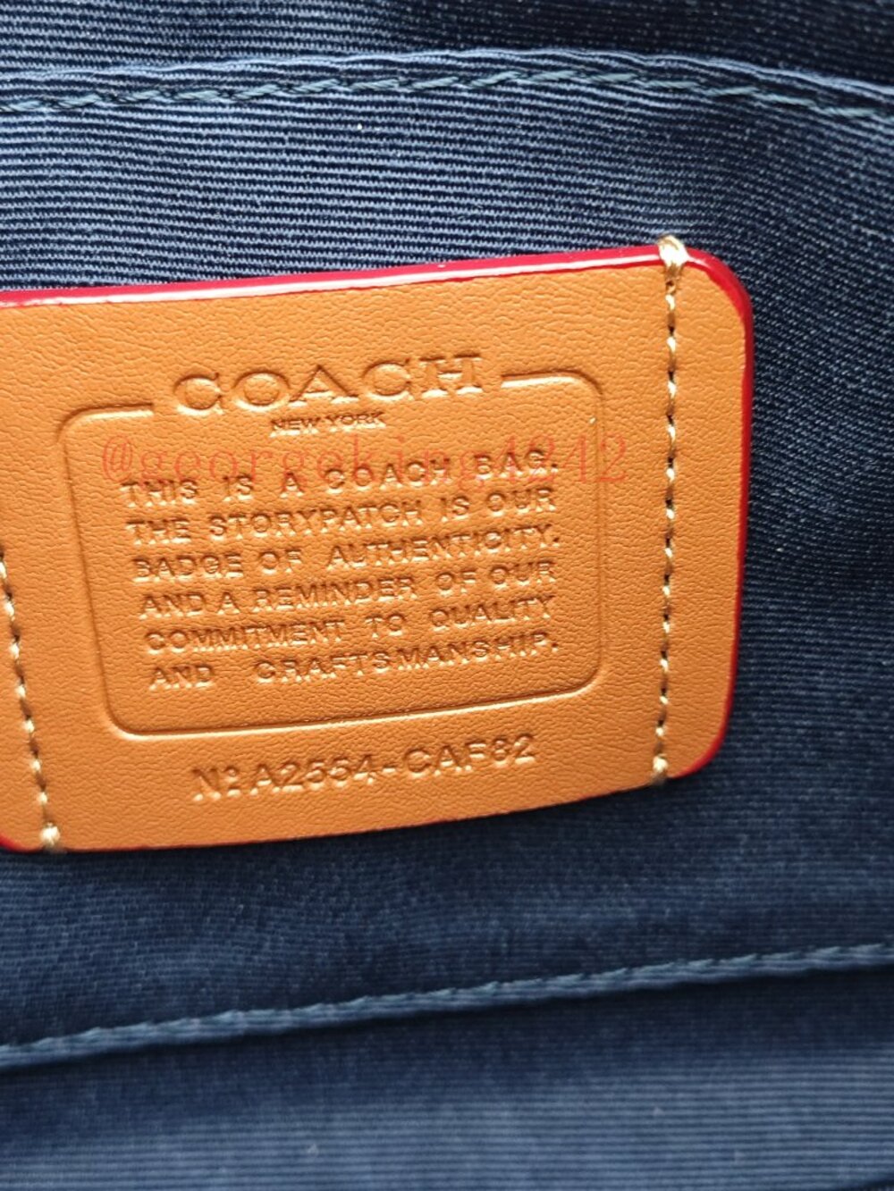Coach Teri Shoulder Bag In Signature Denim - Picture 10 of 12